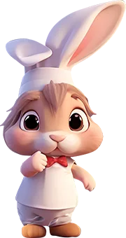 Chef Carrots the Friendly Bunny